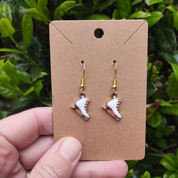 Ice Skate Earrings - Picture 1 of 6
